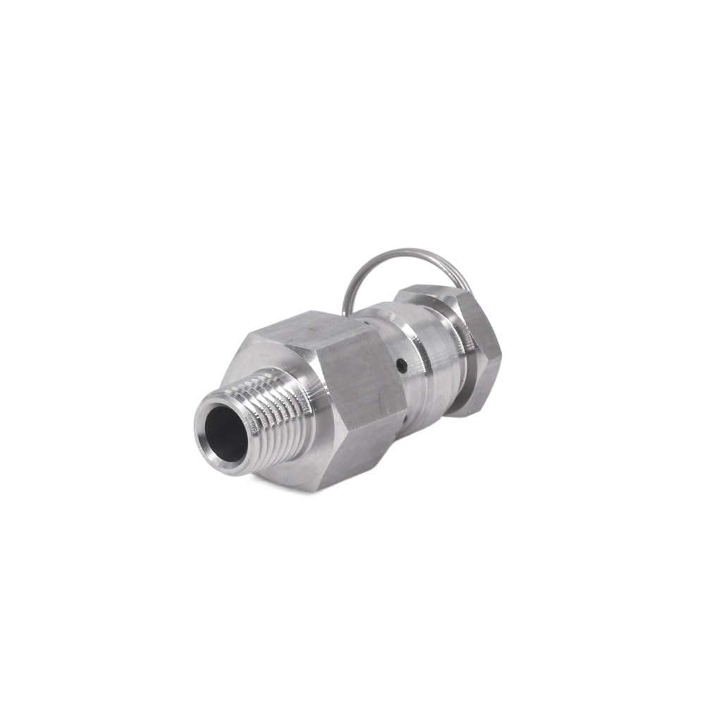 0,1/0,2/0,3 Mpa 1/4 "NPT SUS304 Sanitarny regulowany zawór nadmiarowy ciśnienia powietrza wydechowy sprężarka Homebrew(0.2 Mpa)