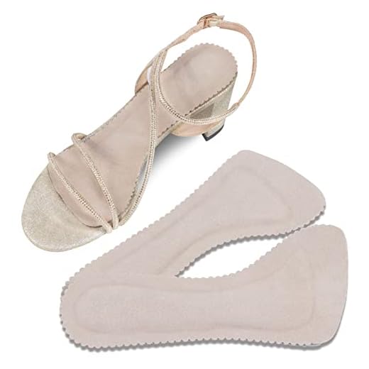 Skyfoot 3/4" Cushioning Insoles for High Heels, Killer Kushionz for Womens, Invisible Insoles Insert Pads (US 6-7)