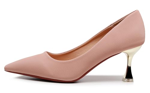 Image of VenusCelia Women's Golden Sun Pump Stiletto Heel Shoe