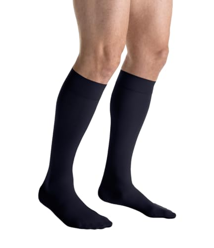 Image of BSN Medical 113151 JOBST Sock with Closed Toe, Knee High, X-Large, 15-20 mmHg, Navy