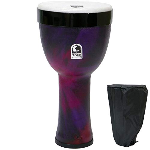 Toca Nesting Drums Freestyle Ii (Tamburi In Pvc Resistenti Alle Intemperie, Per Interni Ed Esterni, Salvaspazio, Leggeri, Per Educazione Musicale E Te