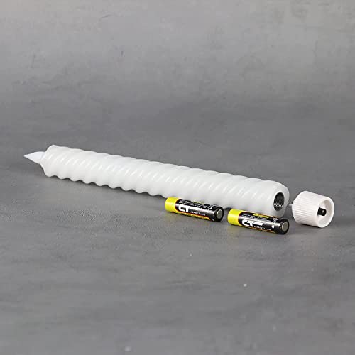 Rhytsing Set di 4 spirale Candele a Led Bianco