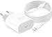 Ladekabel Schnellladekabel  günstig Kaufen-USB C Ladegerät Ladekabel für iPhone 16/16 Pro/16 Pro Max/16 Plus/15/15 Pro/Pro Max/Plus,40W USB C Adapter Kabel für iPad Pro/Air 2024,2M Schnellladekabel mit Stecker Netzteil Charger Schnellladegerät