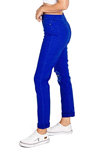 Celebrity Pink Women's Juniors High-Rise Slim Straight Leg Color Jeans2