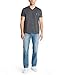 Nautica Men's Short Sleeve Solid Slim Fit V-Neck T-Shirt, Charcoal Heather, Medium