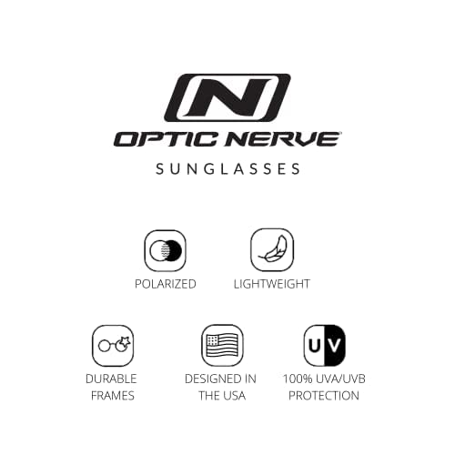 Optic Nerve - Premium & Affordable Polarized Wayfarer Sunglasses For Men/Women, Mashup Edition With Matte Driftwood Grey Frame/Smoke/Silver Flash Lens #TOP5