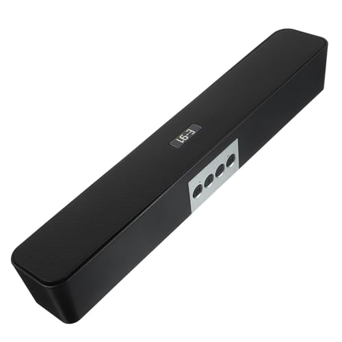 NOLITOY Kabellose Soundbar Tragbarer Lautsprecher mit Reichweite Surround Sound für TV PC Heimkino und Outdoor Nutzung Funk Soundbox mit klarem Klang Kabellose TV Soundbox