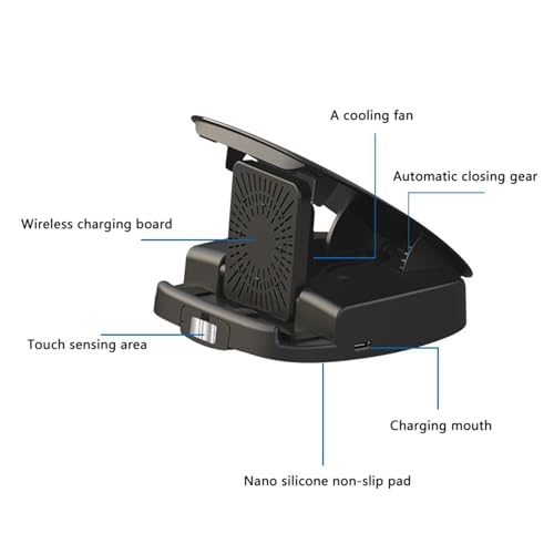 Cargador inalámbrico para coche 15W ideal para viajes largos y navegación GPS 2