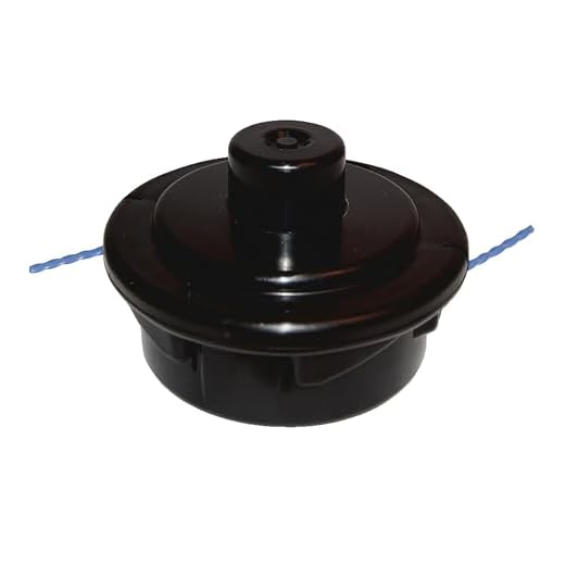 Makita 195149-0 2-Fadenkopf Tap&Go M10 x 1,25, Linksgewinde, mit 2,4 mm Mähfaden, Tippautomatik, passend für Benzin-Multifunktionsantrieb EX2650LH