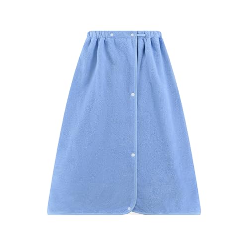 ラップタオル キッズ 男の子 女の子 プールタオル 巻きタオル 子供用 吸水速乾 お風呂 スイミング プール 温泉 海水浴 水遊び 水着用品 着替えタオル (スカイブルー)