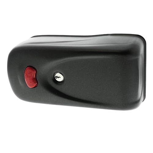 CISA - Serratura da Applicare ElettriKa 11A731000 - Serratura Elettrica per Cancello e Porta in Ferro o Legno - Elettroserratura 12V con Pulsante - Entrata Regolabile - Mano Reversibile