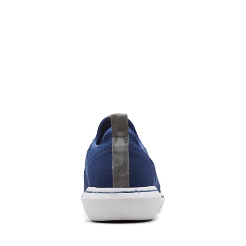 Image of Clarks Men's Step Urban Mix Low-Top Sneakers, Navy Textile, 12 US