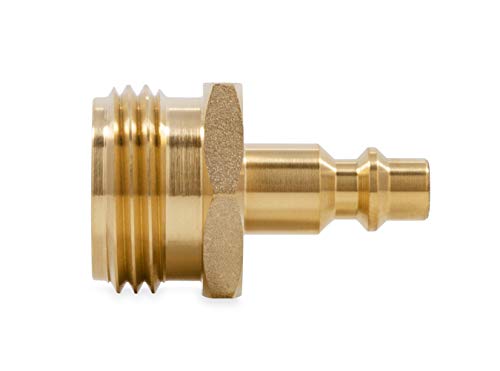Image of Camco RV Blowout Plug for Winterization - Features Brass Quick Connect-Aids for Easy Attachment - Essential RV Winterization Tool Prevents Freeze Damage (36143) (Pack of 6)