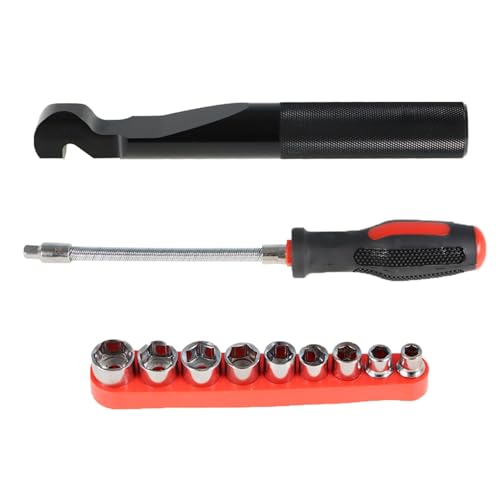 Image of WFLNHB Belt Changing Tools and Clutch Cover Removal Tool | with Reversible Socket Replacement for Polaris 800 900 S 1000 XP XP4 General 1000