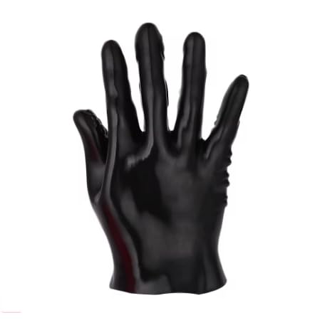 Gants Pour Hommes Et Femmes Gants De Flirt Doux Gants Pour Hommes Côtelés Pour Taquiner Paire De Gants Imperméables-Noir