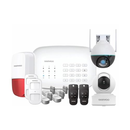 Daewoo Pack Premium | Alarme Maison sans Fil WiFi GSM...