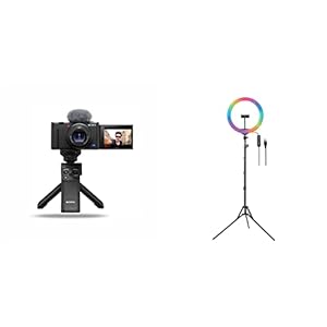 Sony Digital Camera ZV 1 for Content Creators (Compact, Video Eye AF, Flip Screen, in-Built Micropho