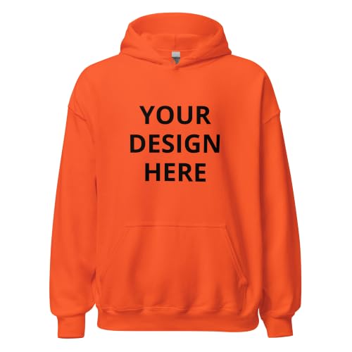 Image of Maydear Custom Hoodie Unisex Pullover Sweatshirt | Personalized with Photo, Logo or Text, For Men & Women