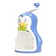 Pinguin-Form, blaue ABS-Eismaschine, tragbare manuelle Schneekegelmaschine, Küchenzubehör