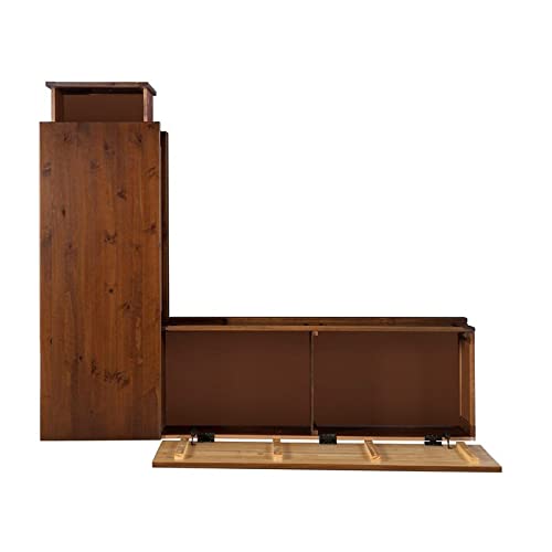 Riverbay Patio Conversation Kitchen Backless Breakfast Corner Nook Table Booth Bench Dining Set With Hidden Storage In Walnut Brown #TOP5