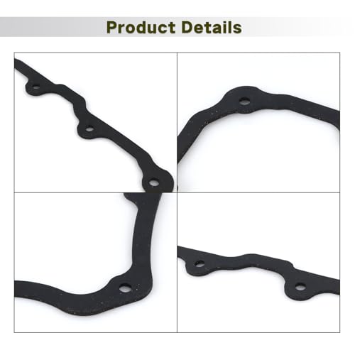 Image of Engine Oil Pan Gasket Set Compatible with Chevy /GMC /Cadillac 5.3 6.2 V8 2014-2018 Silverado Sierra 1500 2015-2020 Yokon Suburban Yokon XL Tahoe 2015-2020 Escalade Escalade ESV Replace#OS 30893