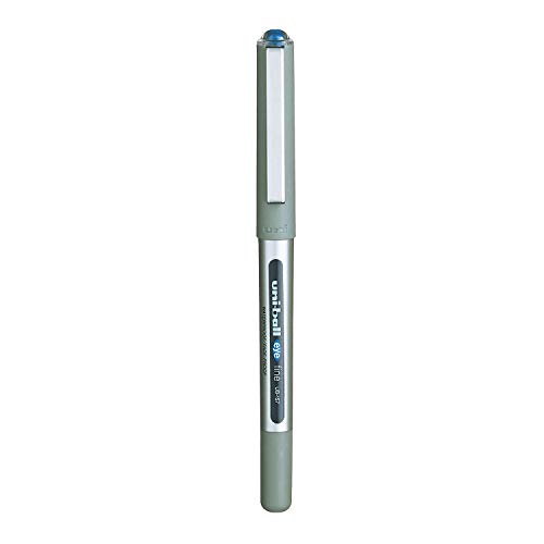 UNI-BALL Eye UB157 0.7mm Roller Ball Pen | Blue Ink, Pack of 3 (Image - 3)