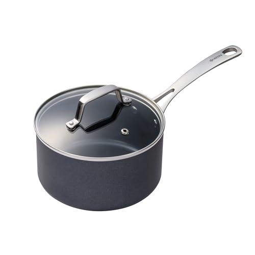 KYOCERA Ceramic Saucepan with Ceramic Non-Stick Coating, 7 inches...