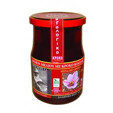 Greek Flower Honey with Saffron 720gr / Μέλι 'Ανθεων με Κρόκο 720γρ