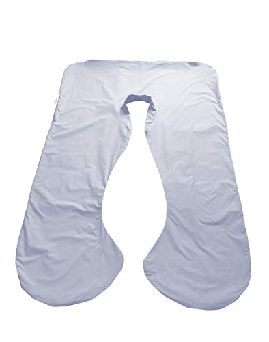 Sanggol Funda de Almohada para Sanggol Almohada de Esmbarazo (Extra grande, azul índigo)