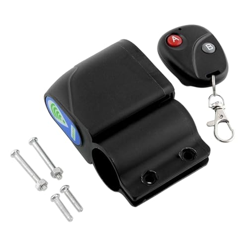 - Alarma de bicicleta, alarma de bicicleta con mando a distancia | Potente alarma para scooter con mando a distancia, alarma de moto inalámbrica, sistema de alarma de seguridad del vehículo