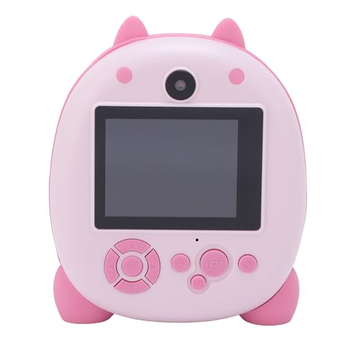 Fotocamera a Stampa Istantanea per Bambini Termica a Doppia Lente Frontale HD da 48MP HD con Schermo HD da 2.4 Custodia Protettiva silicone Filtri