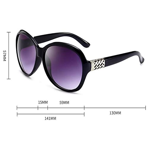 HMRGLMIE-Round Sunglasses Women Luxury Designer Oversized Sun Glasses Retro Shades For Women Vintage Zonnebril Dames3