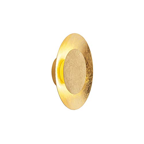 Qazqa Framework Lampada A Sospensione Design – 1 Luce, Oro/Ottone, H 135 Cm, Regolabile, E27, Per Soggiorno E Cucina