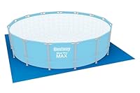 Bestway PE-Bodenplane 488 x 488 cm, blau, quadratisch