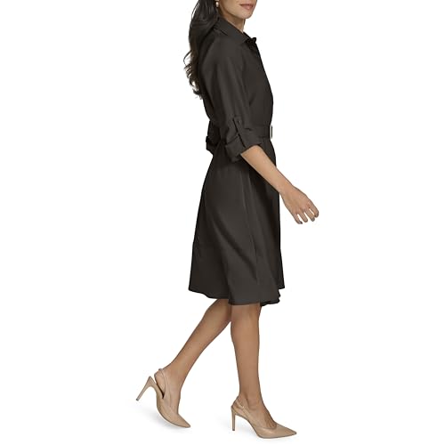 Calvin Klein Women's Casual Everyday Long Sleeve Aline Dress3