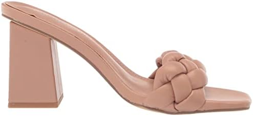 Madden Girl Women's Gracy Heeled Sandal, Milky Blush, 8 | Image 5