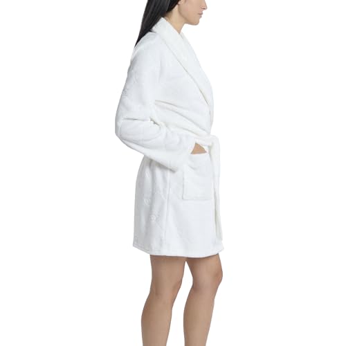 Image of Juicy Couture Women's Super Soft Luxe Plush Shawl Collar Robe
