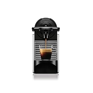 Nespresso Pixie Espresso Machine by De'Longhi, 1100ml, Aluminum,Silver Nespresso Pixie Espresso Machine by DeLonghi 1100ml AluminumSilver