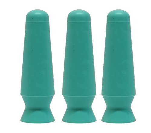 Image of DMV Genuine Scleral Cup Contact Lens Inserter, Green, Pack of 3 - Made in USA Insertion Tool for Scleral, Hybrid & Soft Contact Lenses - Also for Prosthetic Eyes - NOT for Lens Removal
