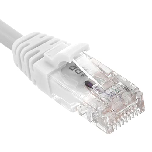 Cable patch NavePoint CAT5e UTP 1 pie 10 unidades blanco miniatura 4
