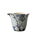 Pichet à thé en céramique bleu et blanc Yuan, glaçage au soda, 150ML, for la distribution quotidienne du thé