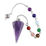 Elección aleatoria: puedes elegir el mejor colgante de chakra con péndulo de cristal. Disponible en 11 colores. Diferentes colores de cristales tienen diferentes funciones de acuerdo a tu preferencia