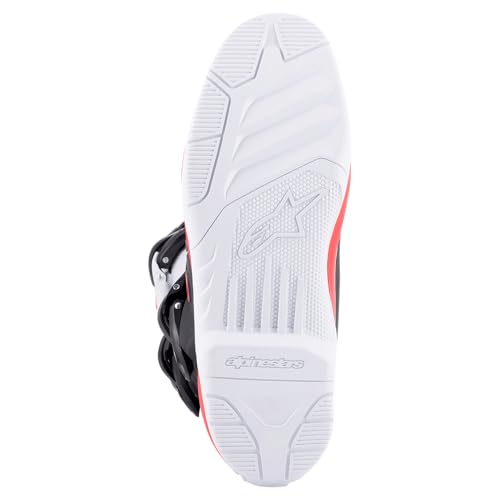 Alpinestars Tech 3 Boot (White/Bright Red/Dark Blue, us_footwear_size_system, adult, men, numeric, medium, numeric_10)
