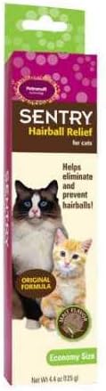 Sentry Hairball Relief for Cats,Malt Flavor,4.4 Ounces