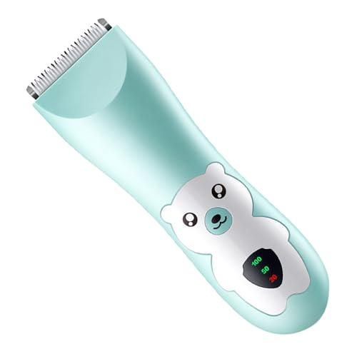 Tondeuses à Cheveux pour bébé, Kit de Coupe de Cheveux D'enfant Fil Ultra Silencieux avec Peignes de Guidage, Brosse de Nettoyage, Huile Lubrifiante