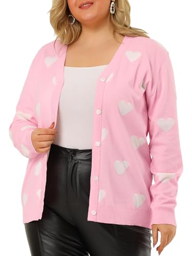 Image of Agnes Orinda Plus Size Sweaters Cardigans for Women Long Sleeve Lightweight V Neck Cardigan Sweater