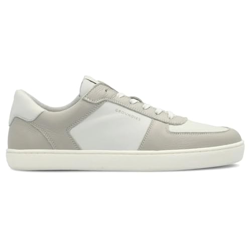 GROUNDIES Hamptons 2.0 Women - Damen Barfußschuh/Sneaker White/Grey, 40