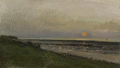 Poster Daubigny 60x90cm pour remplacer les murs blancs par un salon chaleureux