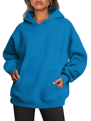 Image of Trendy Queen Women Oversized Hoodies Fall Outfits | Gentle Skin Feel, Aesthetic Drop Shoulder, Large Kangaroo Pocket, Seamless Daily Outfit Match