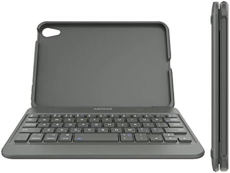 Arteck iPad mini 6 (8.3-inch) Keyboard Case, Bluetooth Keyboard with Folio Full Protection Shockproof Case for Apple 8.3-inch iPad mini 6 (2021) with 130 Degree Swivel Rotating
